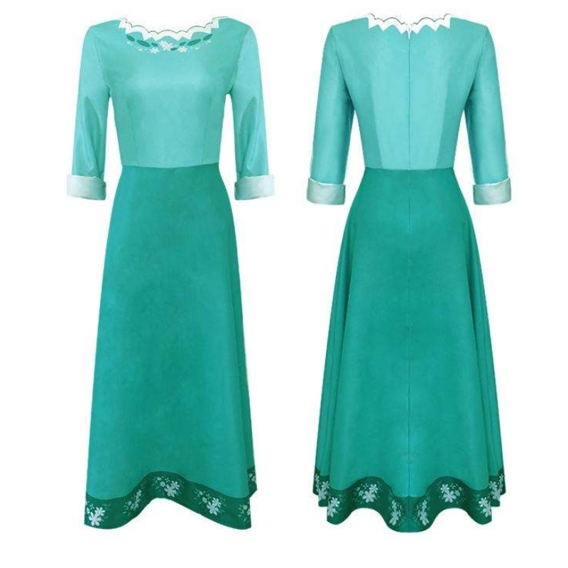 2022 Prinzessin Encanto Mirabel Kostüm Kleider Party Geburtstag Cosplay Kosplay Kosplay Kosplay Kleid
