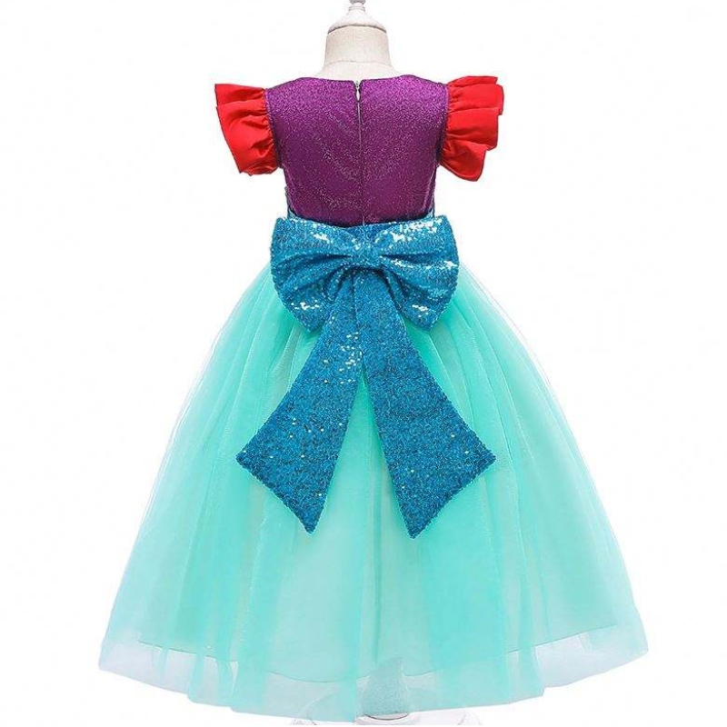 Baige Kids Mermaid Ariel Prinzessin Girl Kleid Halloween Performance Cosplay Kostüm Mry002