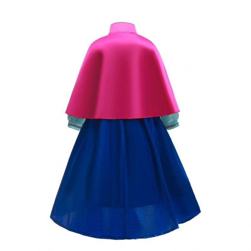 Baige Anna Elsa Cosplay -Kleider Feenmärchen Halloween Kleider Prinzessin Anna Party Performance Outfit