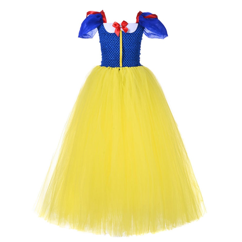 Sommerprinzessinkleid für Mädchen Schneewittchen Cosplay Kostüm Puff Ärmel Kinder Kleid Kinder Party Geburtstag Fantasie