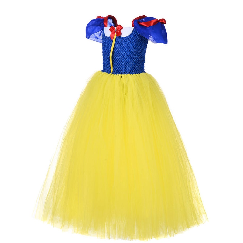 Sommerprinzessinkleid für Mädchen Schneewittchen Cosplay Kostüm Puff Ärmel Kinder Kleid Kinder Party Geburtstag Fantasie