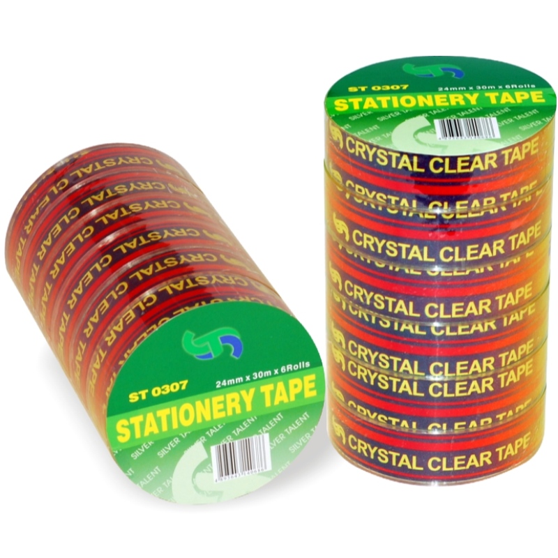 Customized Crystal Clear Stationery Adhäsive Packband