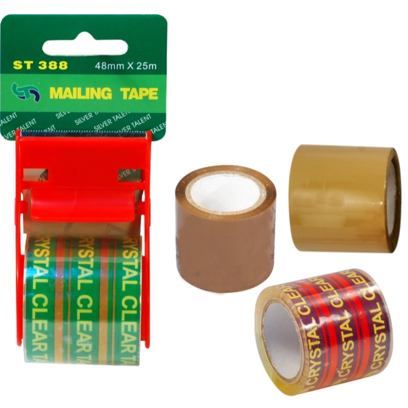 Customized Crystal Clear Stationery Adhäsive Packbanddichtungsband