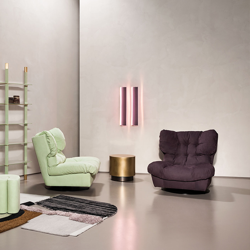Italienisch Design Schläfer Lazy Sofa Leder Baxter Cloud Sofa Set Set Möbel Wohnzimmer