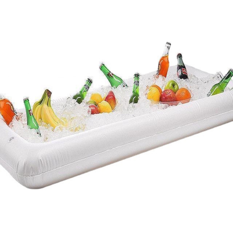 Aufblasbar servierbar buffet kühler salat picknick ice server hawaiian party lieferungen