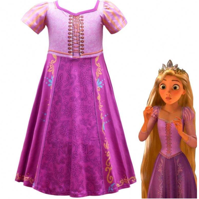 Magic Hair Rapunzel Cosplay Kleid Prinzessin Kleid TV&movie Cosplay Kostüm