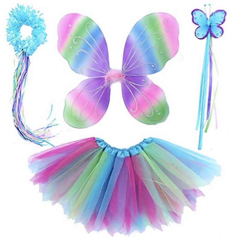 Carnival Costumes Mädchen \\ 'Fairy Party Set 3-8y Princess Fairy Tutu Rock Kostüm DGHC-035