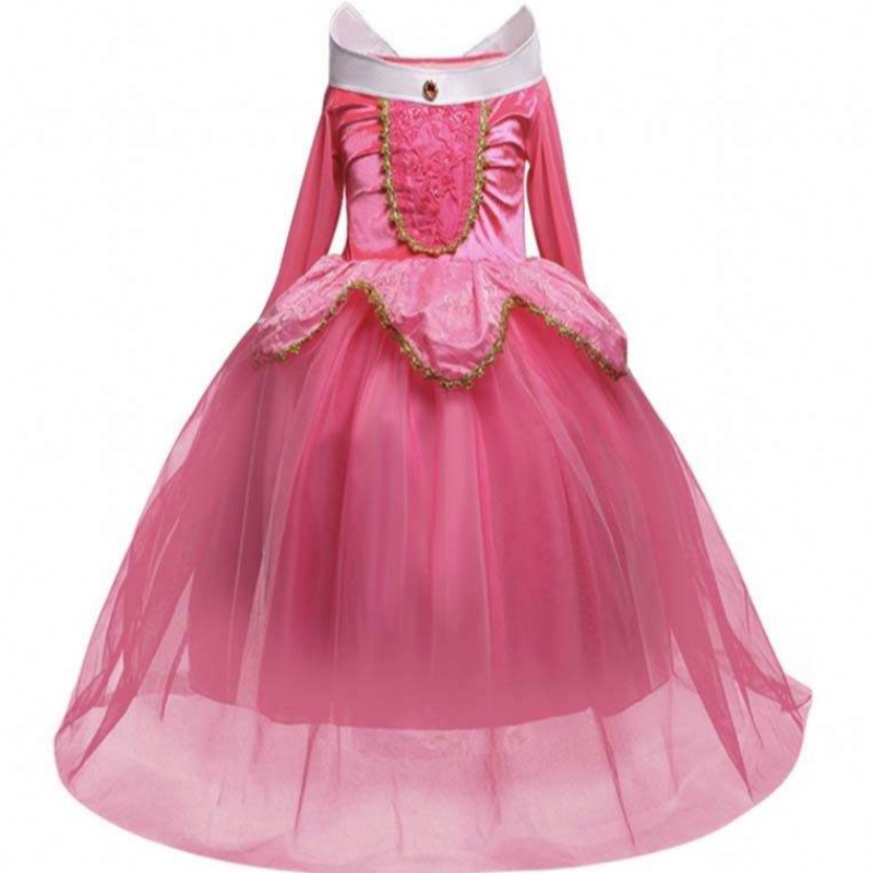 Halloween Kostüm Kinder Dornröschen Prinzessin Party Mädchen Kostüm Kleid 2-10 Jahre Aurora Prinzessin Kleid HCSP-002