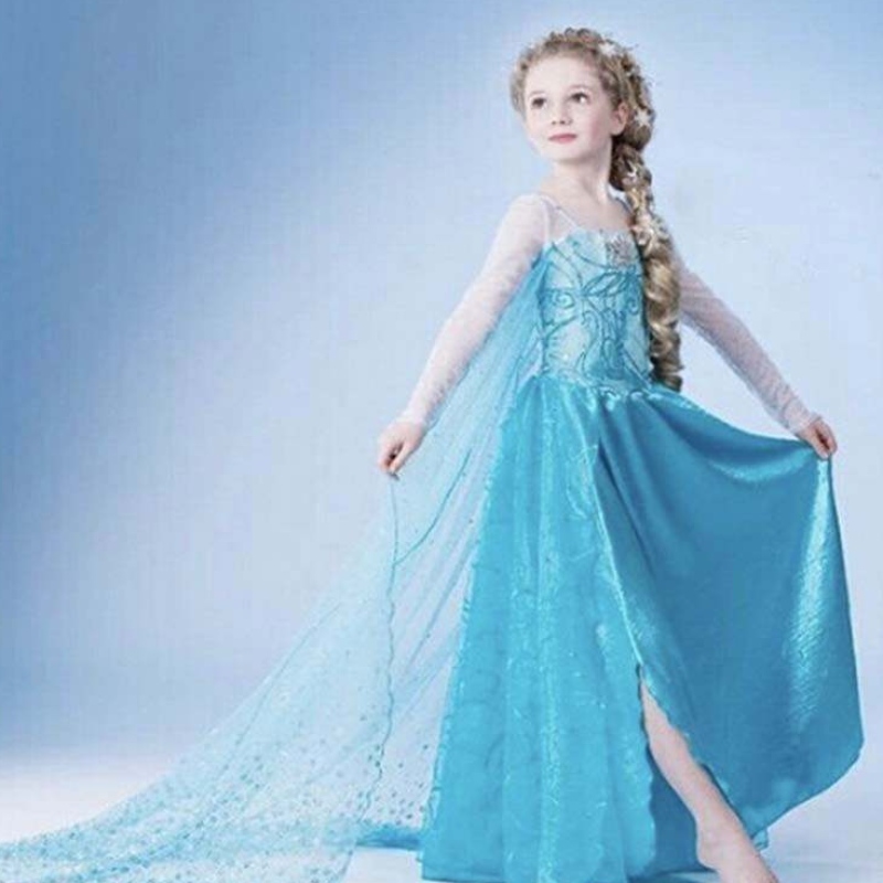 Die Weihnachtsfeier für die Weihnachtsgeburtstagsfeier Cosplay Elsa 2 Mädchen Kleid DGHC-002