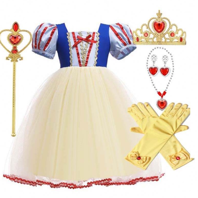 Schneewittchen Klassiker Kleinkindkostüm Prinzessin Kostüme Baby Little Kleinkind Girls Schneewittchen Kleid HCSW-001