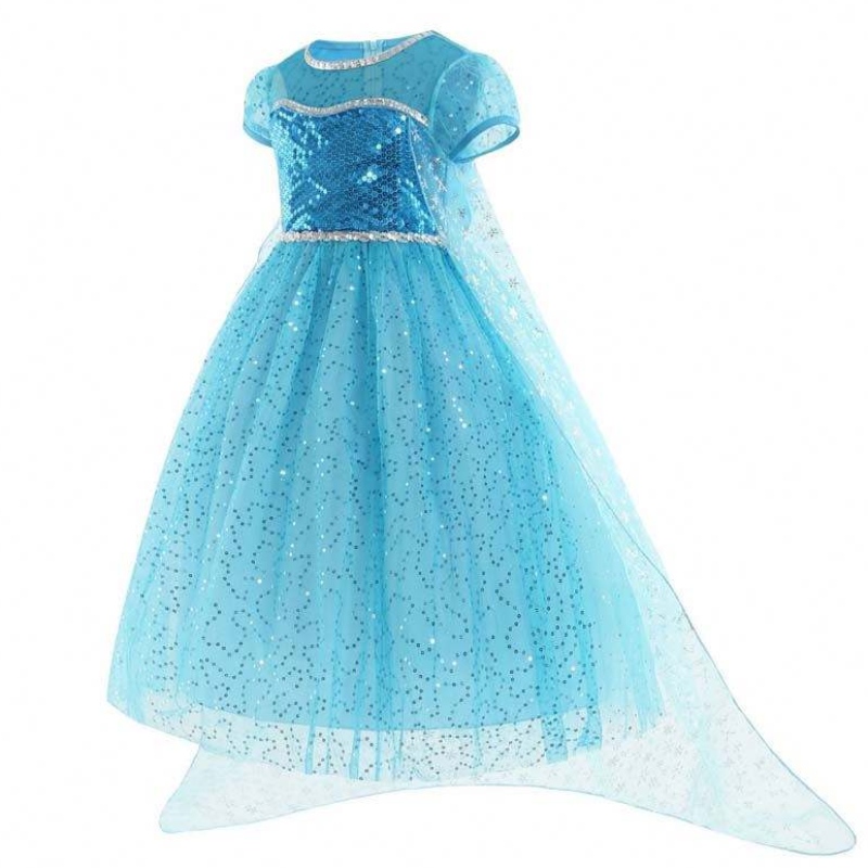 Little Princess alle in einem Set Crown Wandhandschuhe Halloween Elsa Cosplay-Kostüm mit Zubehör HCGD-026