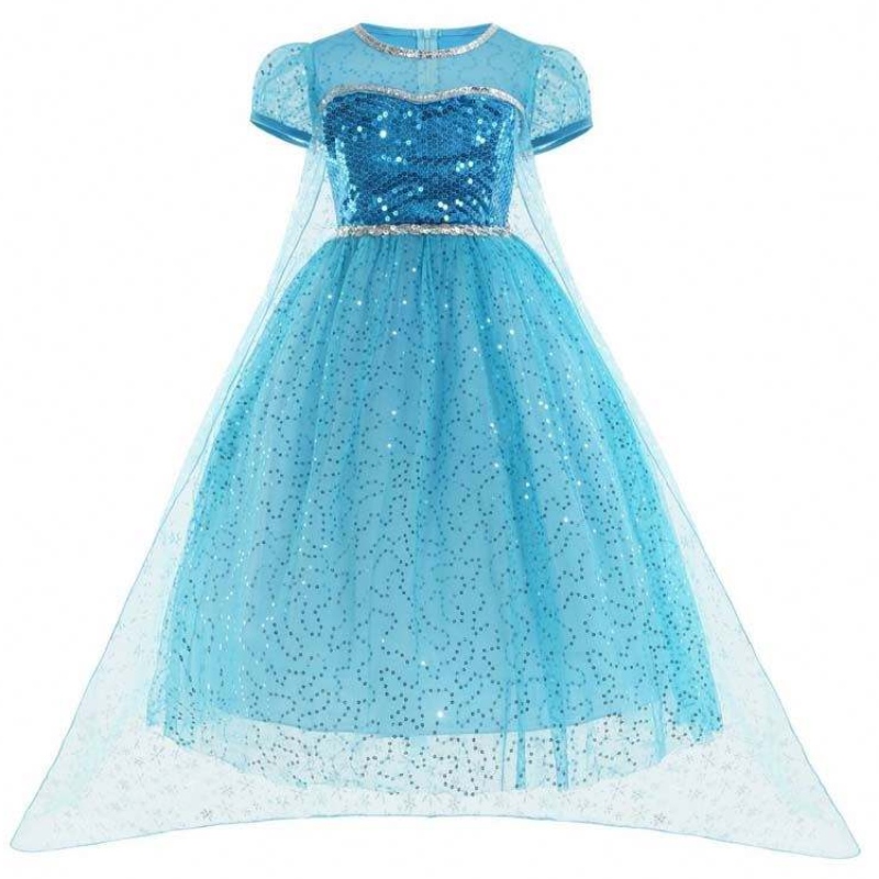 Little Princess alle in einem Set Crown Wandhandschuhe Halloween Elsa Cosplay-Kostüm mit Zubehör HCGD-026