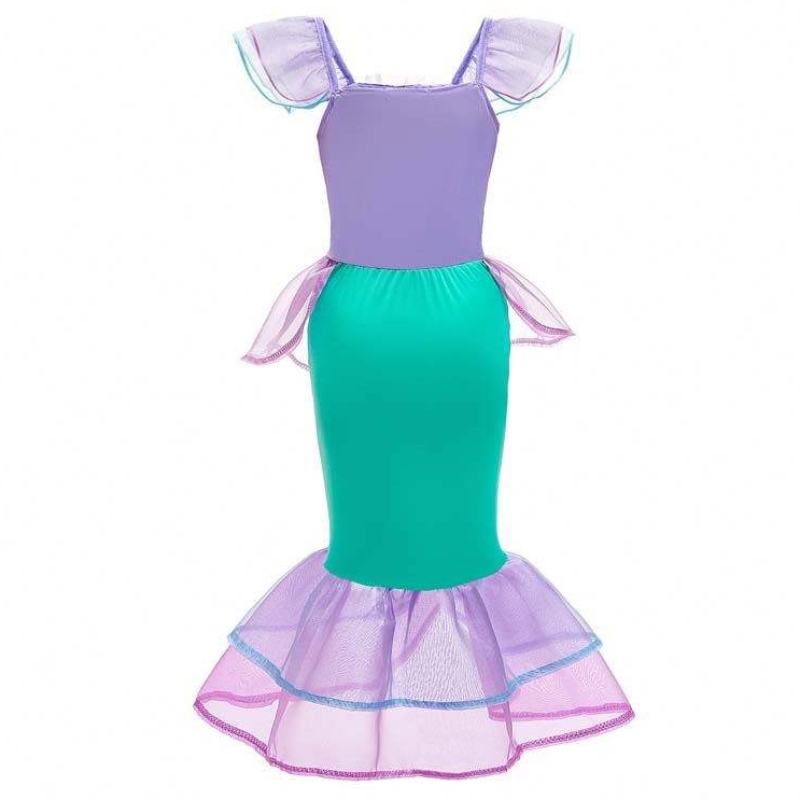 Amazon Hot Selling Fancy Party Prinzessin Ariel Cosplay Up Kids Mermaid Kostüm DGHC-028