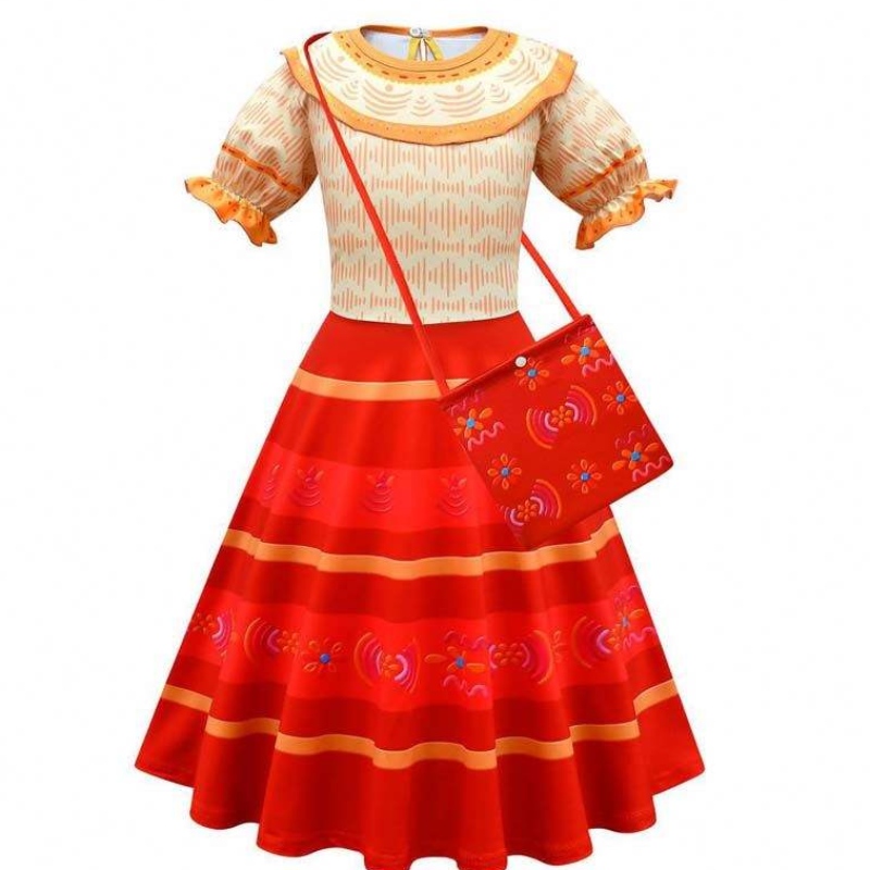 2022 Prinzessin Encanto Mirabel Kostüm Kleiderparty Encantoisabela Madrigal Kostüm HCIS-006