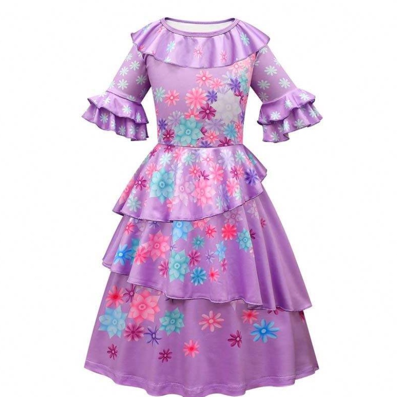 Halloween Cosplay-Outfit Frauen Erwachsene Prinzessin Kleider Mirabel Isabella Encanto Erwachsener Kostüm HCIS-017