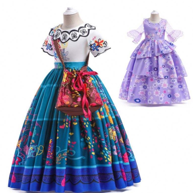 Frauen Halloween Anzüge Cosplay Kostüm-Kleid-Outfit Mirabel Kleid Encanto Kostüm Erwachsene HCIS-009