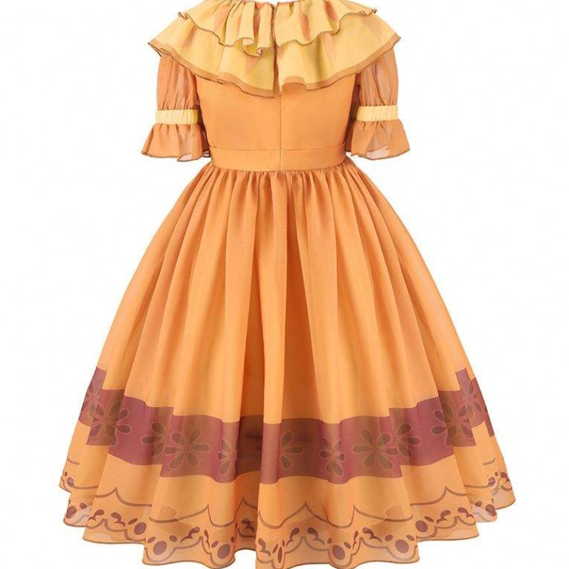 Qualität Halloween Anzug Kinder Madrigal Encanto Magic Full House Cosplay Kostüm HCIS-016