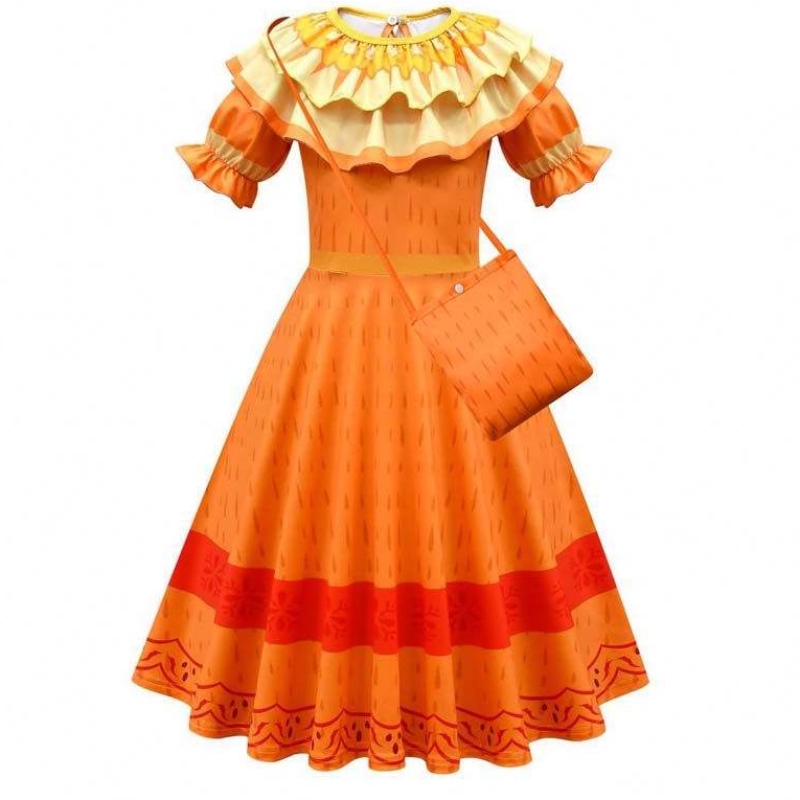 Geburtstagsfeier Halloween Outfits Girls Magic Family Dolores Encanto Kostüm für Mädchen HCIS-006