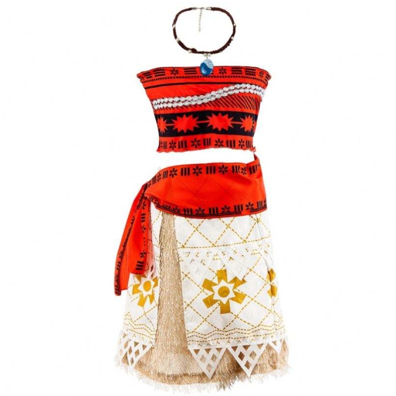 2020 New Ocean Romance Prinzessin Kleid Moana Halloween Girls zweiteilige Kleidung