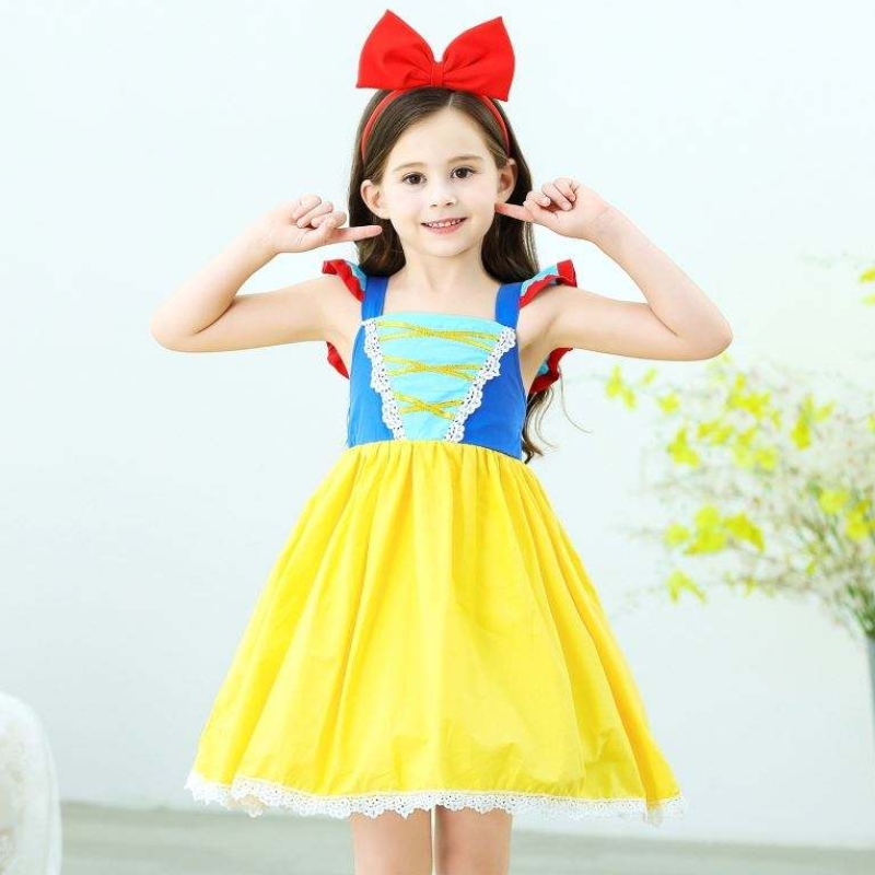 Cos31 Halloween Cosplay Kosplay Kleid Schneewittchen Cartoon Kostüm für Mädchen