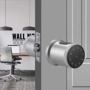 3005 Security Smart Door Schloss, Fingerabdrucktürschloss schlüssellloser, Eingangstürschloss mit Tastatur -Smart -Türknauf
