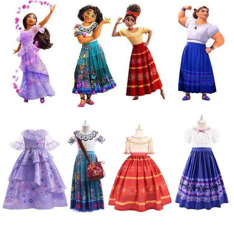 Magic Room voller Peppa Prinzessin Isabella Kleid Kostüm Show Kostüm Kinder Cosplay Kleid Rock Frauen