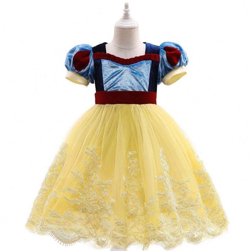 Baigeneuer Stil Schneewittchen Sofiya Prinzessin Kleid Kurzärmeles Halloween Partykleid für Mädchen