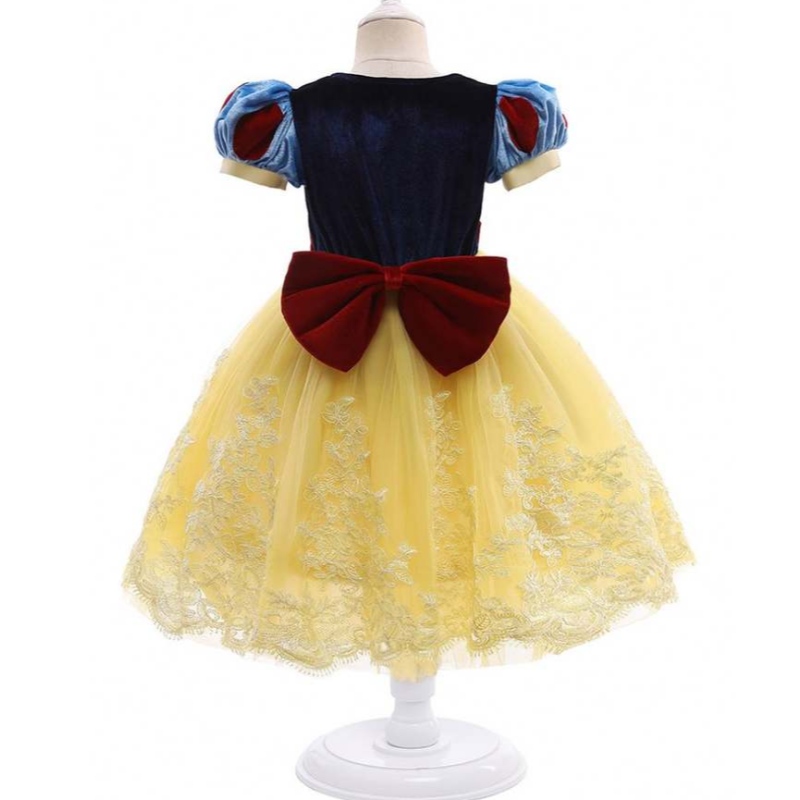 Baigeneuer Stil Schneewittchen Sofiya Prinzessin Kleid Kurzärmeles Halloween Partykleid für Mädchen