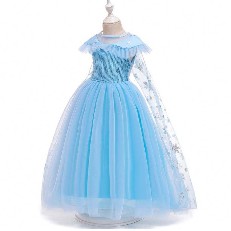 Großhandelneue Kinder Kleidung Elsa Prinzessin Kleid Kinderkostüme Mädchen Kleider