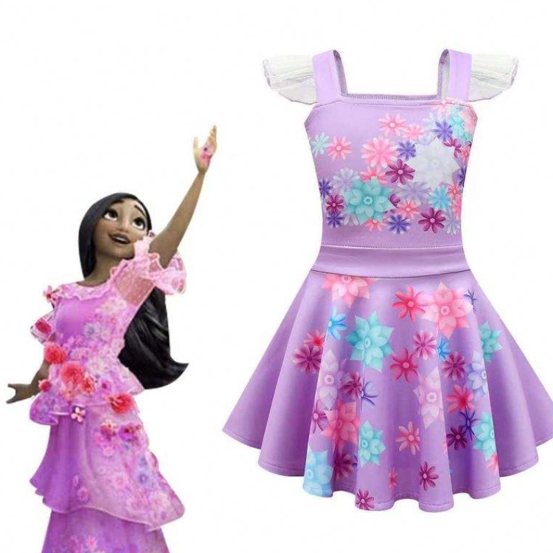TV&movie Cosplay Purple Kleider Mädchen Prinzessin Kostüm Kinder Kostüm Party Kinder Cosplay