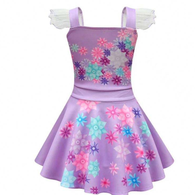 TV&movie Cosplay Purple Kleider Mädchen Prinzessin Kostüm Kinder Kostüm Party Kinder Cosplay