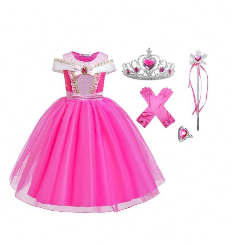 Carnival Cosplay Prinzessin Dornröschen Kleid Weihnachtsmädchen Geburtstagsfeier Fancy Kids Kleid Kostüme Kollektion Kollektion