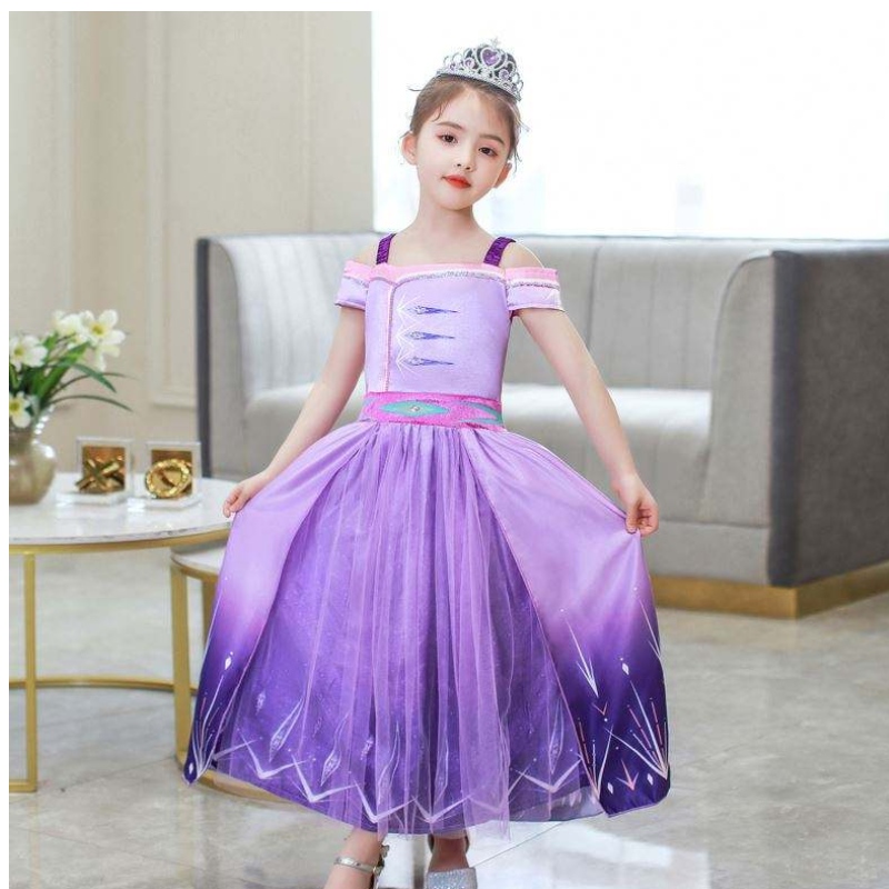 Baige Halloween Prinzessin Kleid Girl Cosplay Kleider Kinder Sommer Aisha Queen Children 's Wear Rock