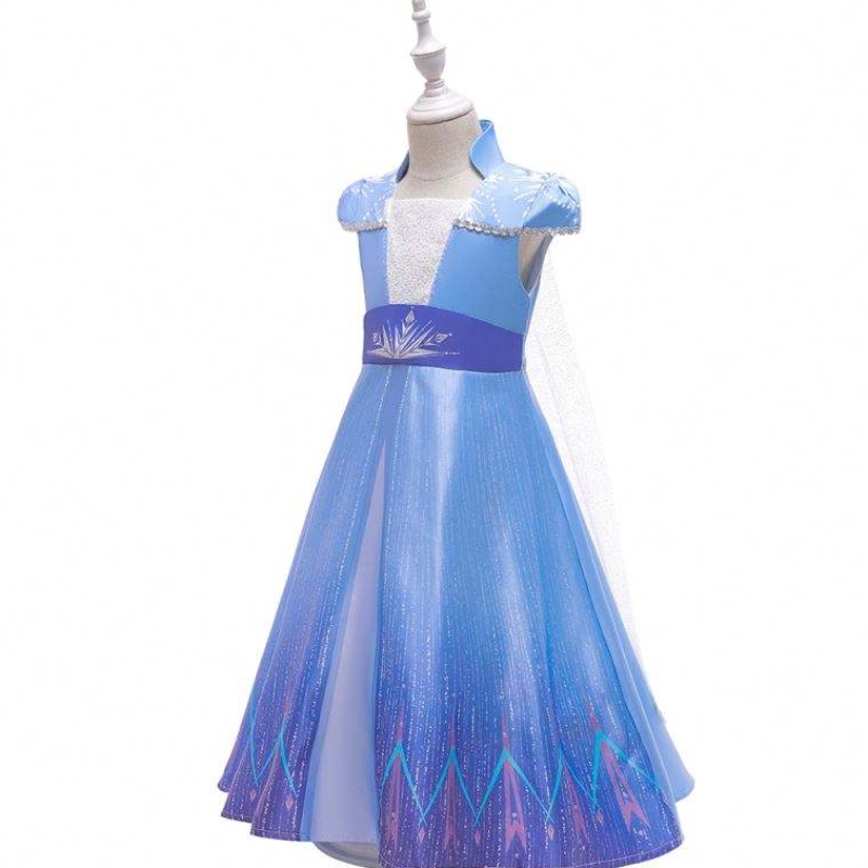 Neue Prinzessin Elsa Anne Cosplay Kleider Girls TV Movie Kostüme Halloween Party Kleidung BX1709