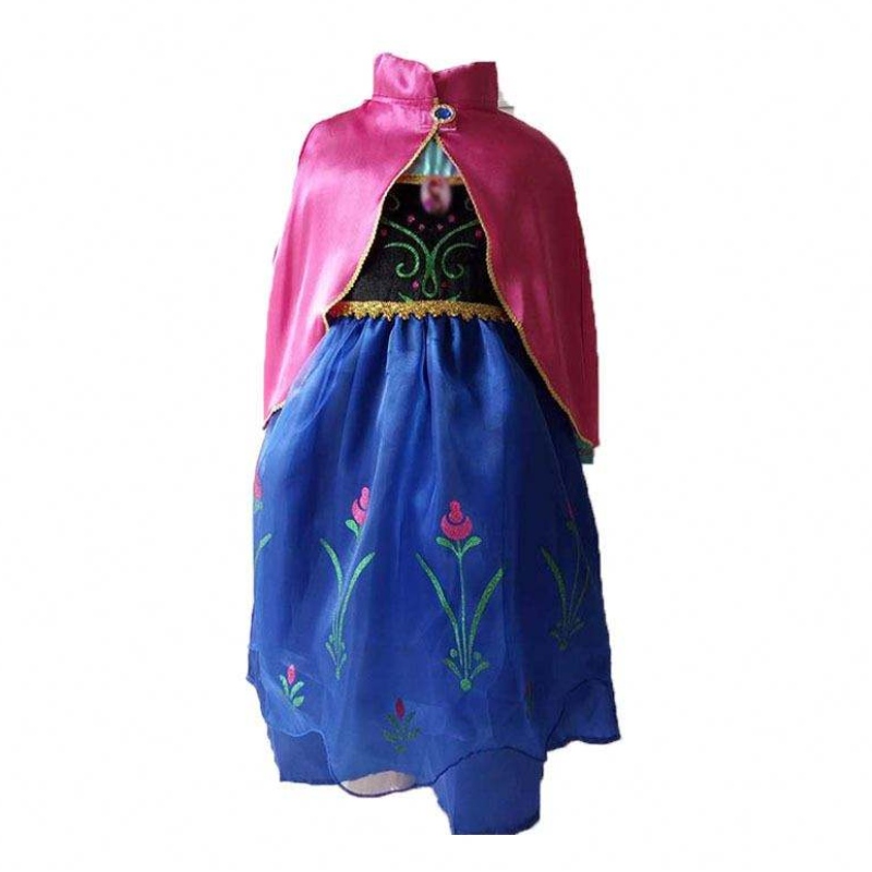 Mädchen Elsa Anna Kleider Cartoon Cosplay Schnee Königin Prinzessin Kleider Elsa Kleinkind Kinder Kleidung Kleider für Mädchen