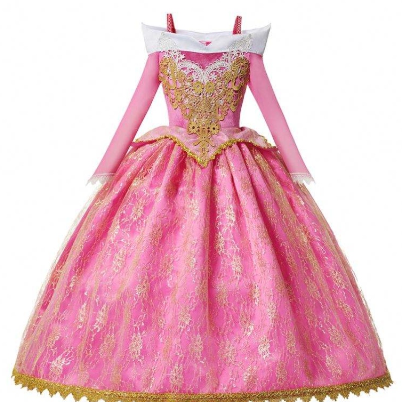 Prinzessin Elsa Winterkleid Girls Langarm Frozen2 Halloween Kostüm Kinder Rapunzel Tiana Mulan Cosplay