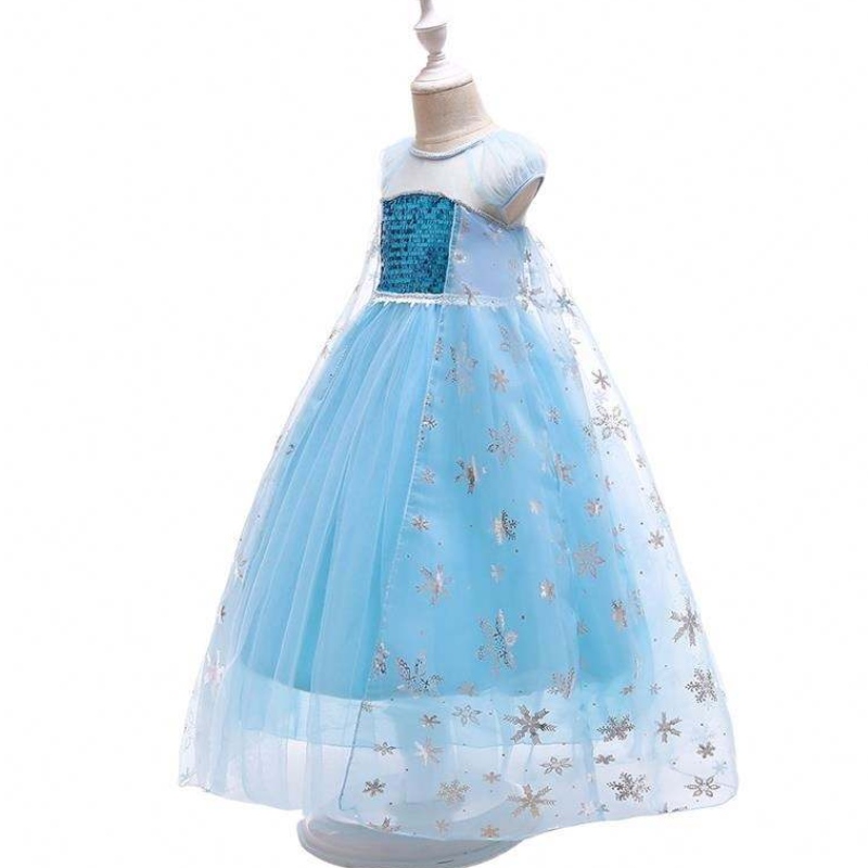 Mädchenkleid Prinzessin Elsa in Pread Fancy Girl Kleid Spitze Königin Kleid Kostüm