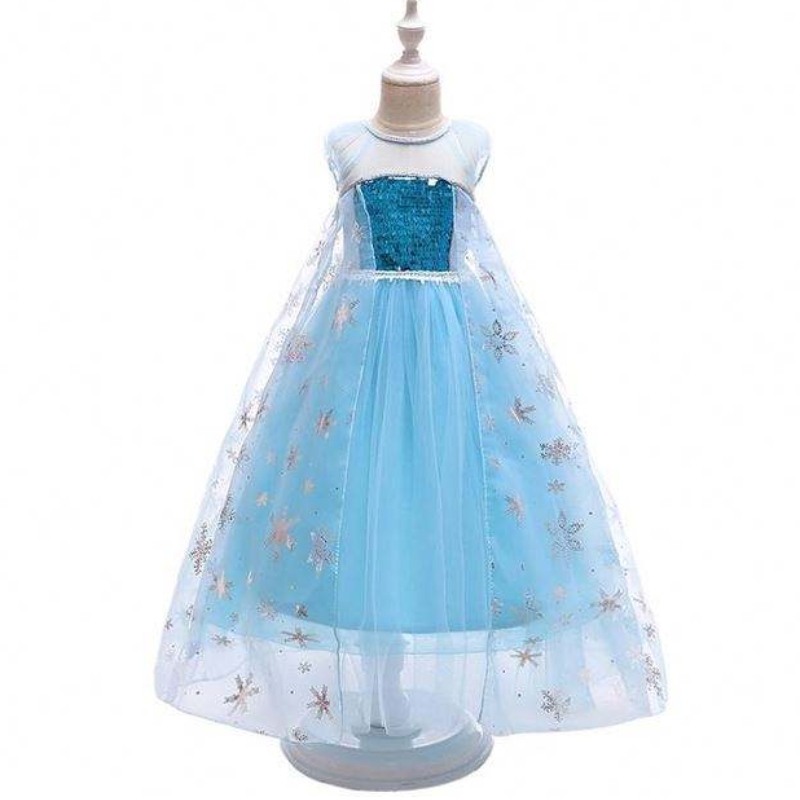 Mädchenkleid Prinzessin Elsa in Pread Fancy Girl Kleid Spitze Königin Kleid Kostüm