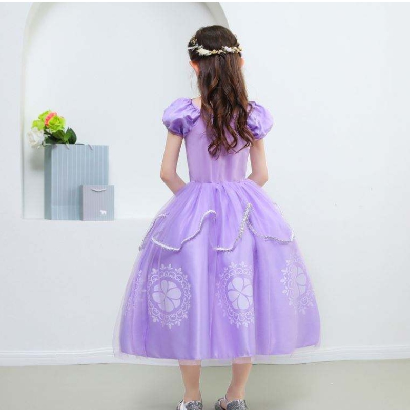 Halloween Kostüm Kinder Prinzessin Sofia Kleid Girls Prinzessin Sofia Kleider Kinder Kleid Cosplay Kostüm