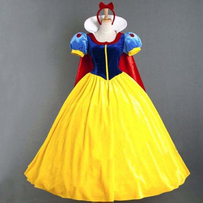 Erwachsene Cosplay -Kleid Schneeweiß Mädchen Prinzessin Kleid Frauen Erwachsene/children Prinzessin Schneeweiß Halloween Party Kostüm