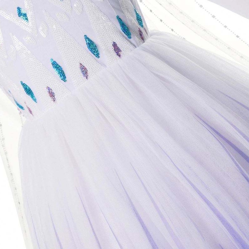 New Style Girls Prinzessin Elsa Kleider Ballkleid Geburtstag Kinder Cosplay Helloween Kleidung TV/movie Cosplay Kostum