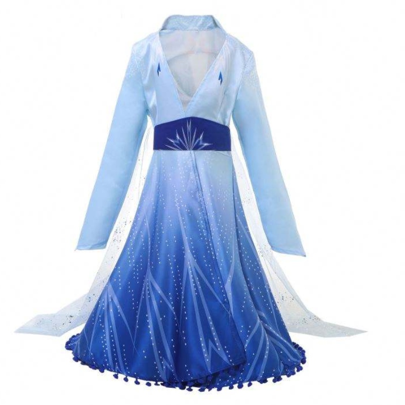 Neuankömmling Elsa Frozen Kleid Prinzessin Elsa Kostüm für Mädchen