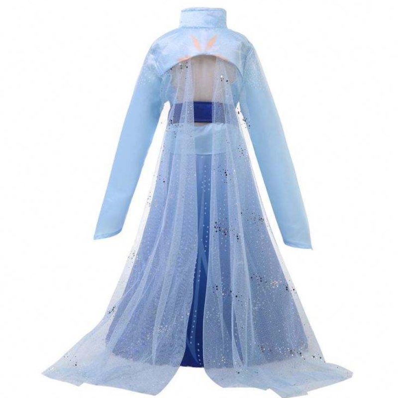 Neuankömmling Elsa Frozen Kleid Prinzessin Elsa Kostüm für Mädchen