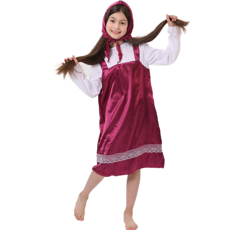 2022 Erwachsene kleine rote Reithaube Kostüm Fancy Cosplay Carnival Kostüme für Frauenkleid