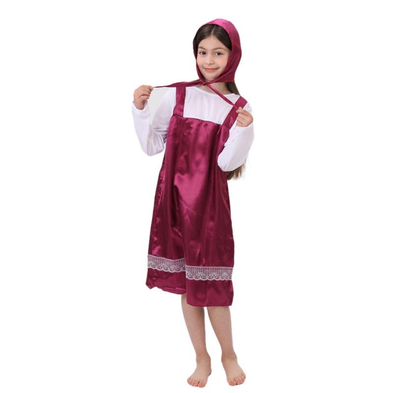 2022 Erwachsene kleine rote Reithaube Kostüm Fancy Cosplay Carnival Kostüme für Frauenkleid