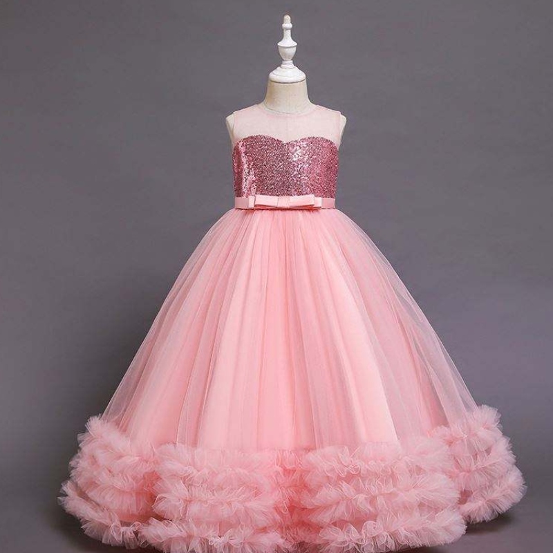 Mädchen Party Prom Kleidung Blume Mädchen Prinzessin Hochzeit Ballkleid Abendkleider