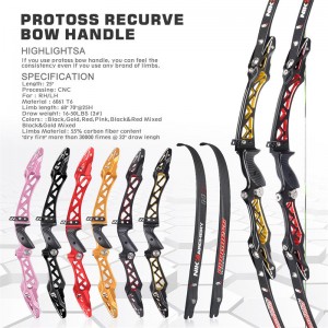 Elongarrow 68inch/70inch ET-11 ILF Recurve Bow Bogeny Bow für den Wettbewerb