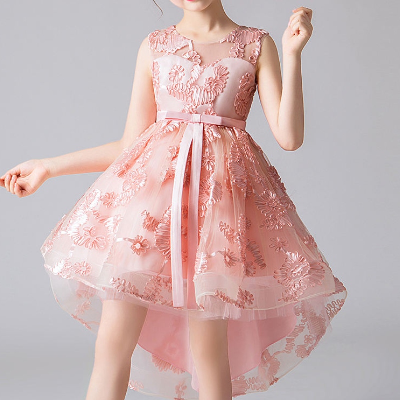 Kinderkleid für Mädchen Kostüme Hochzeit Geburtstag Neujahr Party Schwanz Abend Elegante Prinzessin Sommer Kinder Ballkleid Kleid 4-12