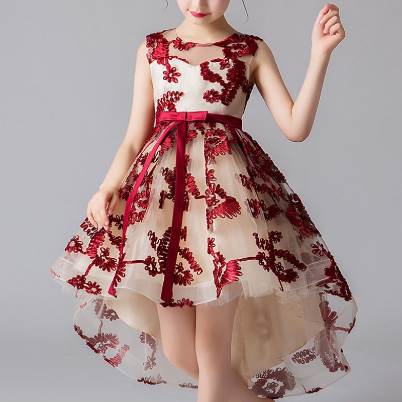 Kinderkleid für Mädchen Kostüme Hochzeit Geburtstag Neujahr Party Schwanz Abend Elegante Prinzessin Sommer Kinder Ballkleid Kleid 4-12