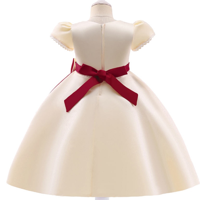 2022 formelle Kinder Vintage Stickerei Kleid für Mädchen Kinder Kostüm Prom Party Prinzessin Kleider Mädchen Abend Vestido